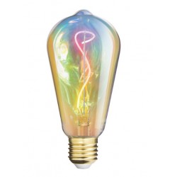 AMPOULE FILAMENT LED DECO LICORNE BLANC CHAUD 160 LUMENS 1800KELVIN 4W E27