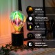 AMPOULE FILAMENT LED DECO EFFET ARC EN CIEL 160LUMENS 2000KELVIN 4W E27