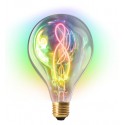 AMPOULE FILAMENT LED DECO EFFET ARC EN CIEL 160LUMENS 2000KELVIN 4W E27
