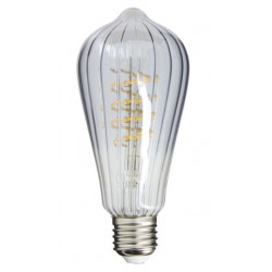 AMPOULE LED DECO VERRE CISELE 300 LUMENS 3000KELVIN 4W