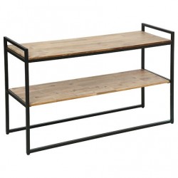 CONSOLE 2 NIVEAUX EDENA 40X120CM HAUTEUR 75CM