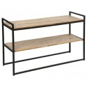 CONSOLE 2 NIVEAUX EDENA 40X120CM HAUTEUR 75CM