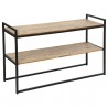 CONSOLE 2 NIVEAUX EDENA 40X120CM HAUTEUR 75CM
