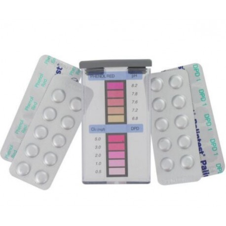 KIT ANALYSEUR PH ET CHLORE AVEC PASTILLE