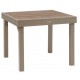 TABLE DE JARDIN PIAZZA ALUMINIUM FAUX BOIS 8PLACES ARGILE