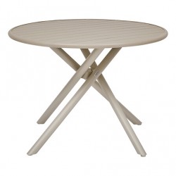 TABLE DE JARDIN NEBULLIA RONDE 4PLACES 105CM