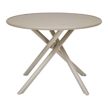 TABLE DE JARDIN NEBULLIA RONDE 4PLACES 105CM
