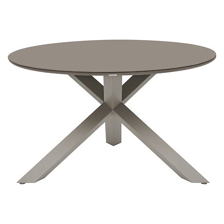 TABLE DE JARDIN ORYON RONDE CAFE 6PLACES 130CM