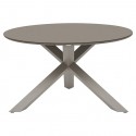 TABLE DE JARDIN ORYON RONDE CAFE 6PLACES 130CM