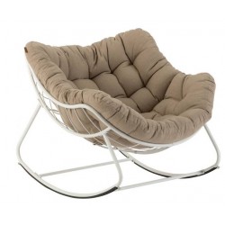 FAUTEUIL BASCULE PAOPAO BLANC