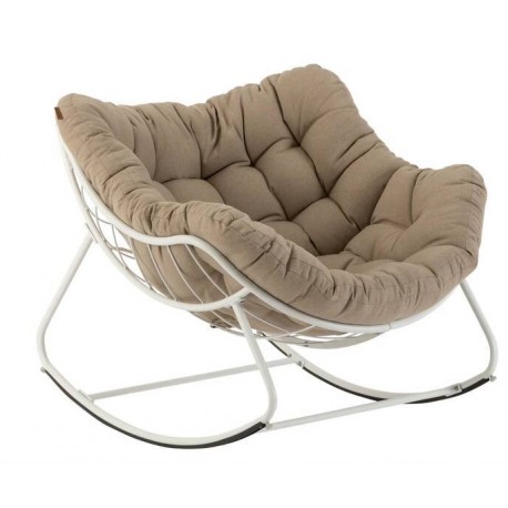 FAUTEUIL BASCULE PAOPAO BLANC
