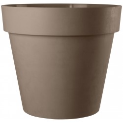 POT DE FLEURS PLASTIQUE LIKE R DEROMA CAMEL
