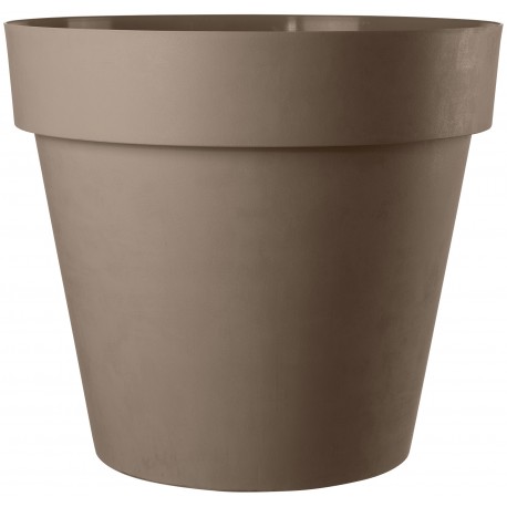 POT DE FLEURS PLASTIQUE LIKE R DEROMA CAMEL