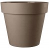 POT DE FLEURS PLASTIQUE LIKE R DEROMA CAMEL