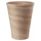 VASE LONG TOM EN TERRE CUITE WHITE 35CM DEROMA HAUTEUR 34,9CM