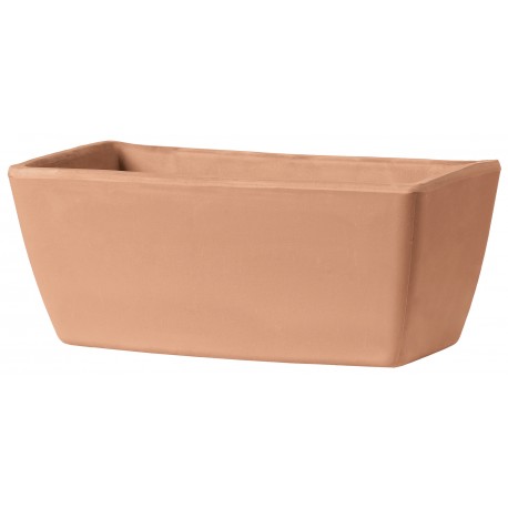 JARDINIERE GARDA EN TERRE CUITE WHITE DEROMA