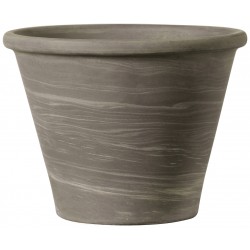 VASE VASUM DUO GRAFITE TERRE CUITE GRIS DEROMA