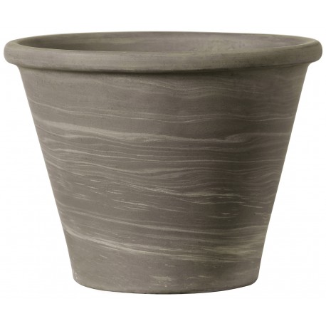 VASE VASUM DUO GRAFITE TERRE CUITE GRIS DEROMA