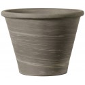 VASE VASUM DUO GRAFITE TERRE CUITE GRIS DEROMA