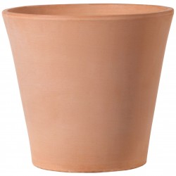 POT DE FLEURS CONO EN TERRE CUITE WHITE MENTHOL DEROMA