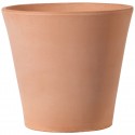 POT DE FLEURS CONO EN TERRE CUITE WHITE MENTHOL DEROMA