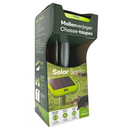 SOLAR SONIC REPULSIF TAUPES ET SERPENTS JUSQU'A 1000 M²
