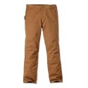 PANTALON CARHARTT COTTON DUCK BRUN DOUBLE FRONT PANT