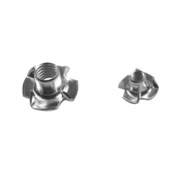 ECROU A POINTES MODEL 130 TAILLE 8MM ACIER ZINGUE 4PIECES