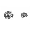 ECROU A POINTES MODEL 130 TAILLE 8MM ACIER ZINGUE 4PIECES