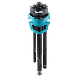 JEU 9 CLES HEXAGONALES MAKITA B-65894