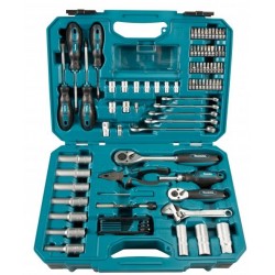 COFFRET D'ACCESSOIRES D'OUTILLAGES A MAIN 87PIECES MAKITA E-08458