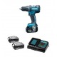 PERCEUSE VISSEUSE MAKITA 18V LI-LON 3AH + 2BATTERIES DDF480Z