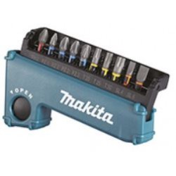 COFFRET 10 EMBOUTS IMPACT PREMIER MAKITA + PORTE-EMBOUT MAGNETIQUE E-03573