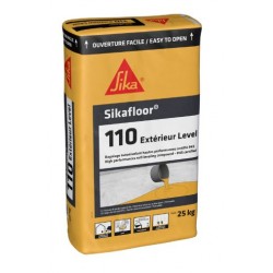 RAGREAGE SIKA LEVEL 110 EXTERIEUR 25KG 3 A 20MM NON CHARGE DE 20 A 50MM CHARGE