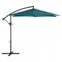 PARASOL DECENTRE JANEIRO 3M BLEU CANARD