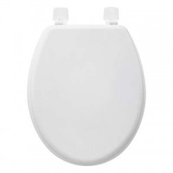 ABATTANT WC BOIS BLANC