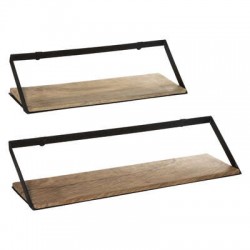 tour 3 tiroirs bois cagette ETAGERE MURALE METAL/BOIS 2PIECES