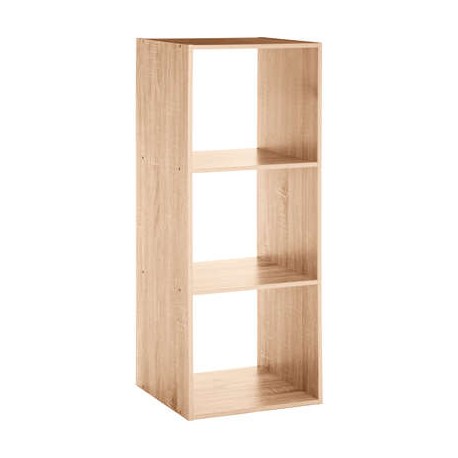 ETAGERE 3 CASES MIX NATUREL