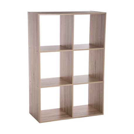 ETAGERE 6 CASES MIX NATUREL