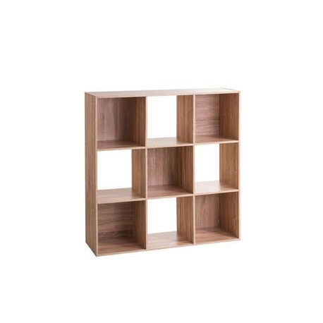 ETAGERE 9 CASES MIX NATUREL