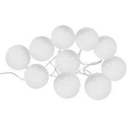 GUIRLANDE LED SOLAIRE 10 BOULES 6CM