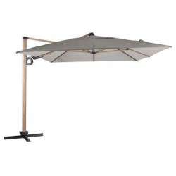 PARASOL DECENTRE SOLY 4X3M NOISETTE / HONEY