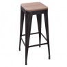 TABOURET DE BAR METAL JORIS NOIR