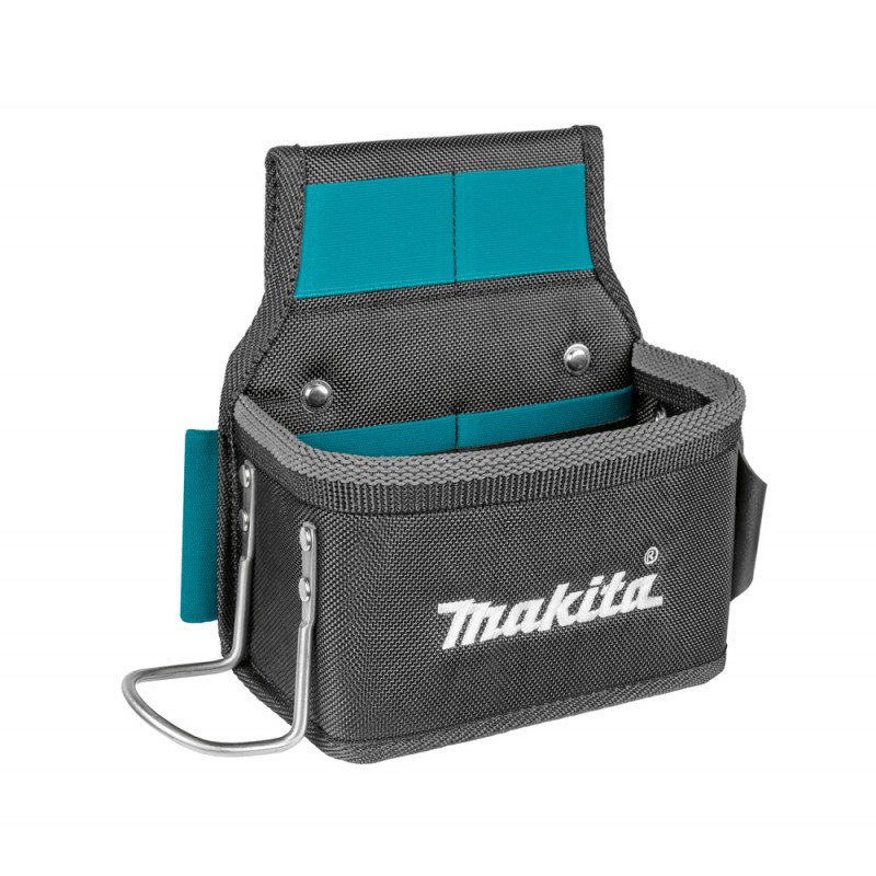 Sacoche porte outils et marteau Dimensions 185 x 85 x 205mm, Poids net 0,29  kg Makita