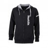 VESTE SWEAT-SHIRT ZIPPE NOIR MAKITA CAD210