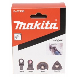 ENSEMBLE 4 ACCESSOIRES POUR CARRELAGE STARLOCK MAKITA B-67496