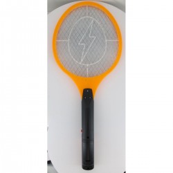 RAQUETTE ELECTRIQUE ANTI-INSECTES ORANGE