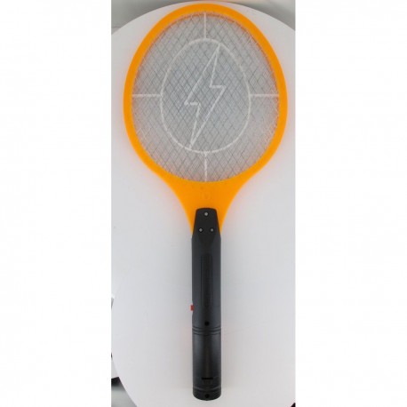 RAQUETTE ELECTRIQUE ANTI-INSECTES ORANGE