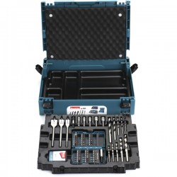 COFFRET D'ACCESSOIRES PRO 66PIECES D'EMBOUT + FORET MAKITA B-43044