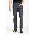 PANTALON JEANS JOBC GRIS MULTIPOCHES STRETCH